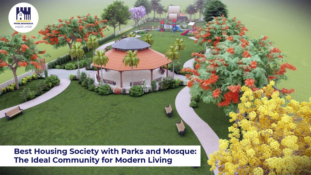 Best Housing Society with Parks and Mosque